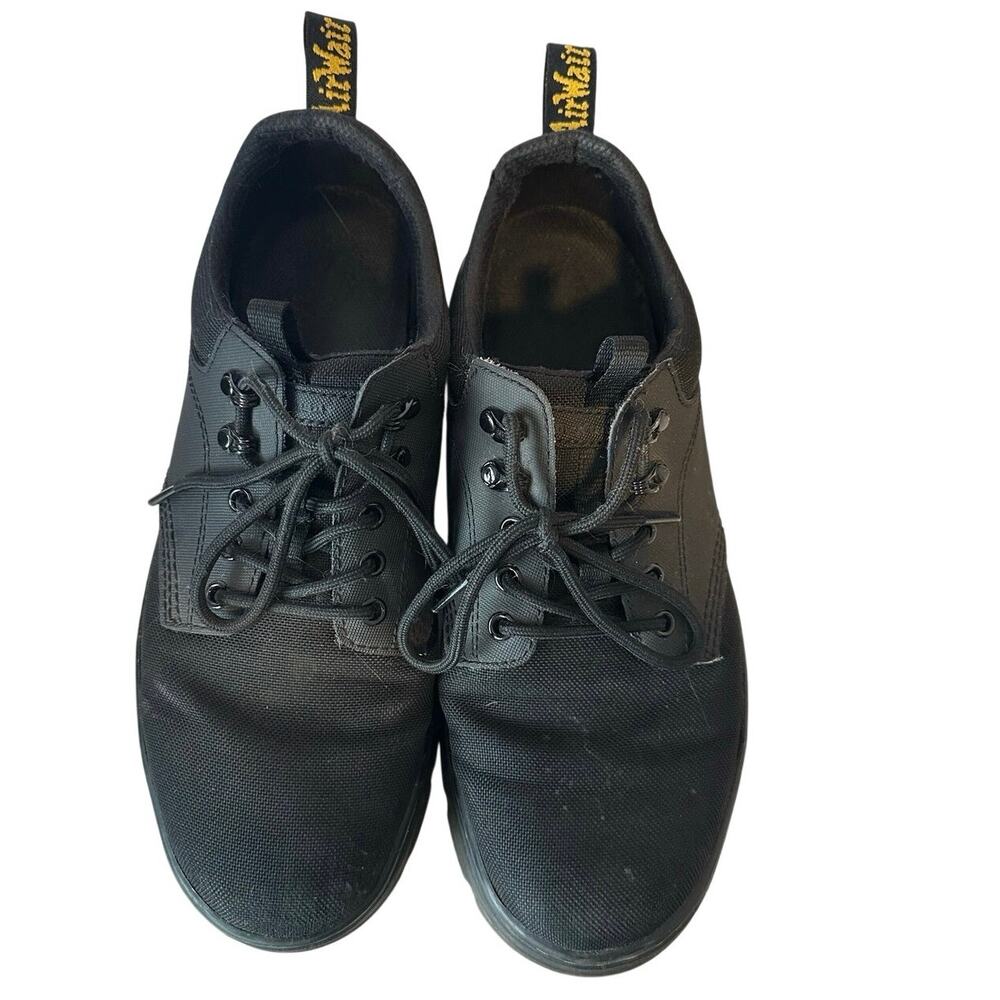 Dr. Martens Mens Reeder Utility Shoes Size 11 Black AirWair Everyday Rugged Sole